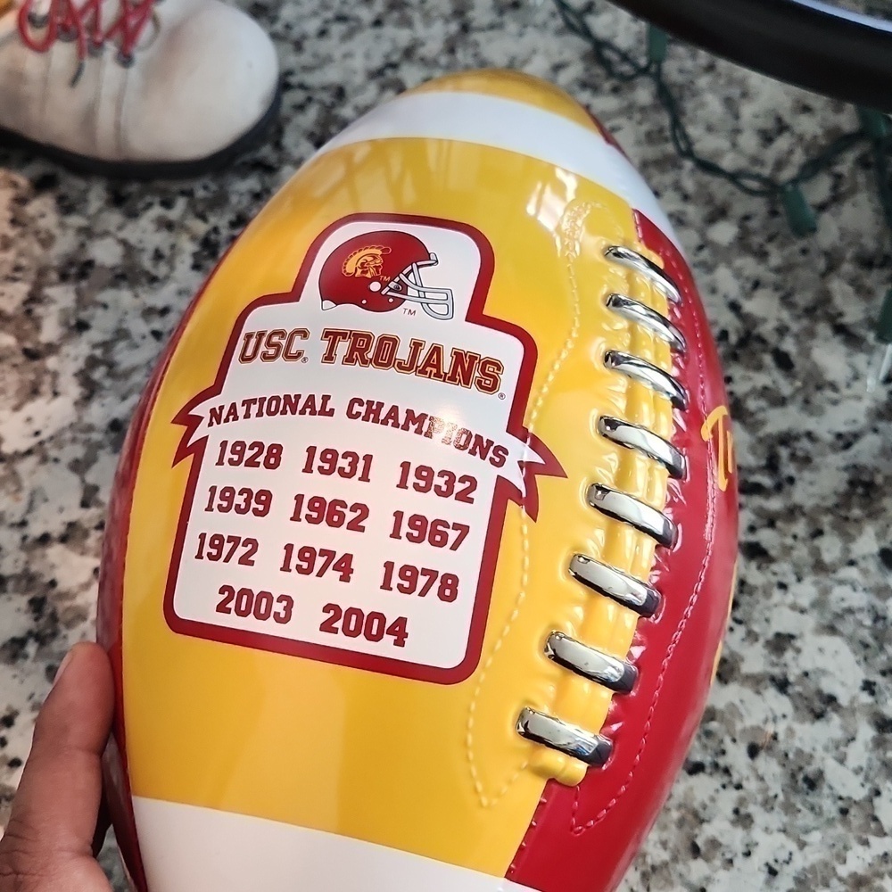 USC Championship Trophy Decor Football
